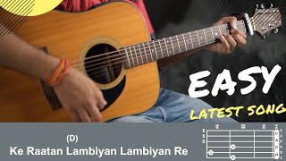 Raataan Lambiyan – Shershaah | Guitar Lesson | Jubin Nautiyal | Easy Bollywood Song
