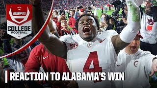 I’m almost speechless – Sam Acho reacts to Alabama’s Iron Bowl win vs Auburn | E