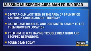 Msp Missing Man Found Dead Near Holton