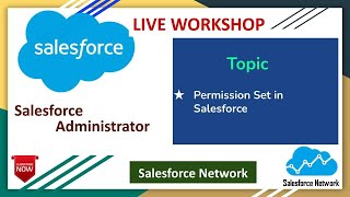 Day 30 Permission Set in Salesforce | Salesforce Administrator Workshop | Salesforce Network