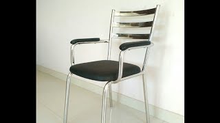 Stainless Steel Chair with Arms Rest...