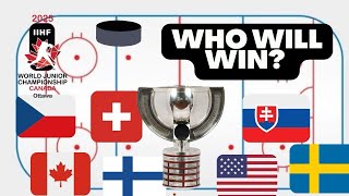 IIlHF World Juniors 2025 Ice Hockey Championship Prediction! Tournament Winner FUTURE BET PICK!