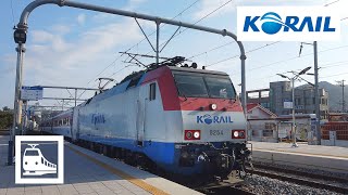 [4K] 정동진역-강릉역 무궁화호 창문뷰 Jeongdongjin Station-Gangneung Station Mugunghwa-ho Train Side Window View