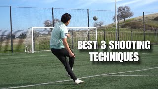 The 3 BEST shooting techniques in football! | JuanFooty