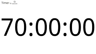 70 Hour Countdown Timer