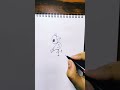 how to draw bird with number 7 easy way art drawing shortvideo