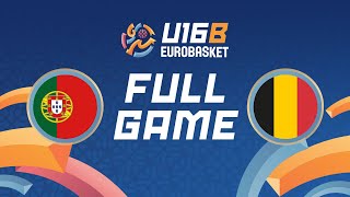 Group Phase  | Portugal v Belgium | Full Basketball Game | FIBA U16 EuroBasket 2024 Division B