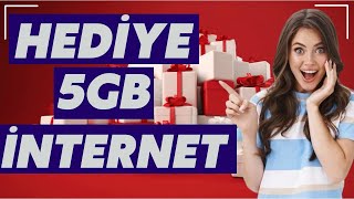 Tüm hatlarda hediye internet Vodafone hediye internet2025 hediye internet kampanyaları nasıl yapılır