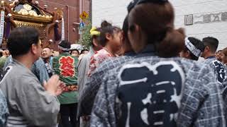 令和元年　お祭り散歩　東向島　白鬚神社　例大祭　ほんまつり　本社神輿拾参番　西図子　神輿渡御　2019.6.9