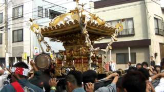 2010年10月17日　　鹿島神社祭礼、宮本会の大神輿渡行3