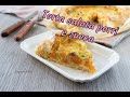 Torta salata zucca porri e pancetta