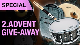 Win prizes from Mapex, Zildjian and Vic Firth | 2nd Advent Give-Away | Thomann