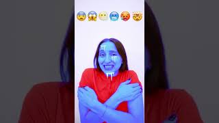 Hot vs Cold | Emoji Challenge #Shorts by Tiktomiki