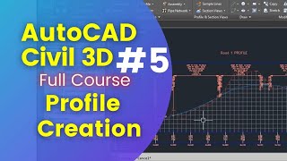 05 Creating Profiles in AutoCAD Civil 3D Complete Training Videos