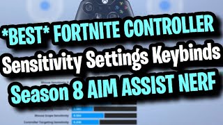 best controller settings sensitivity keybinds fortnite season 8 aim assist nerfed deadzone change - aim assist fortnite ps4 nerf