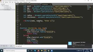 Javascript Form Validation (I) | Day 43