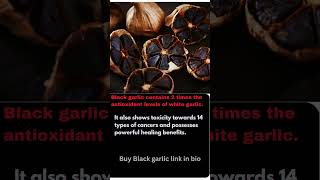 🌿 Health Benefits of Black Garlic! 🌿