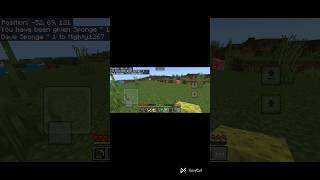 How to Collect Sponge in Minecraft #minecraft #shorts