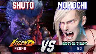 SF6 ▰ SHUTO (Akuma) vs MOMOCHI (Ed) ▰ High Level Gameplay