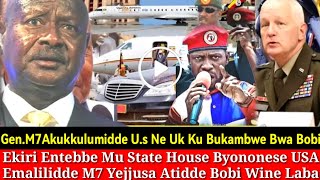 Leero Luno Kaweddemu Ekigudde Entebbe Mu State House Amerika Ekakasizza M7Alina Okunyonnyola Atidde.