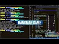 ASMR Programming - Coding a Game in Python in rain - ASMRプログラミングの雨