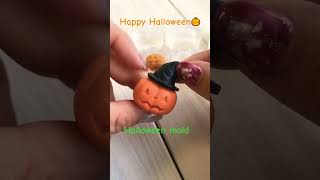 ハロウィンモールドと樹脂粘土でHappy Halloween🎃ジャックオランタンモールドか #halloween #樹脂粘土 #miniature