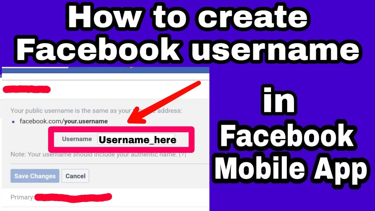 How To Create Username For Facebook Profile In Fb Mobile App - YouTube