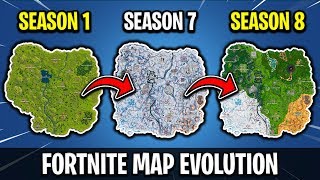 Fortnite Map Evolution Season 1 6 Videos 9tube Tv - fortnite map evolution seasons 1 8