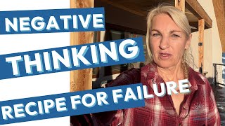 Negative thinking wires your brain for failure 😲 Not good news!! But you can change that! Good news!