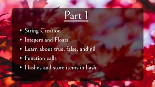 C Ruby Extension - Part 0 - Introduction