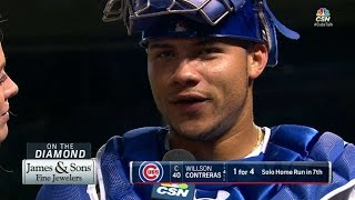 SD@CHC: Contreras talks about his game-tying home run