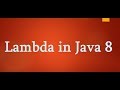 Lambda Example Program