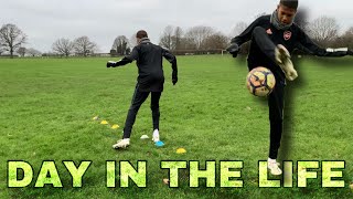 Intense technical and acceleration session ( DAY IN THE LIFE OF AN ACADEMY FOOTBALLER ) First video