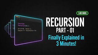 Recursion Explained Simply | Base Case, Stack Overflow & Recursion Tree | DSA for Beginners