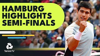 Carlos Alcaraz v Alex Molcan; Lorenzo Musetti v Francisco Cerundolo | Hamburg Semi-Final Highlights
