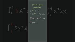 ‼️CRITICAL‼️ properties of the definite integral! 😳 #apcalculus #apcalc #unit6 #shorts