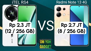 iTEL RS4 vs Redmi Note 13 4G, MahaL Belum Tentu Worth it!?