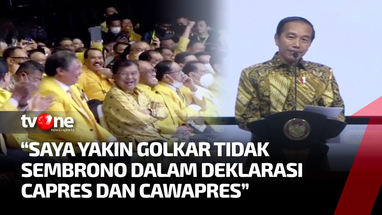 Pidato Jokowi Di Malam Puncak HUT Golkar Jadi Sorotan, Apa Maksudnya ...