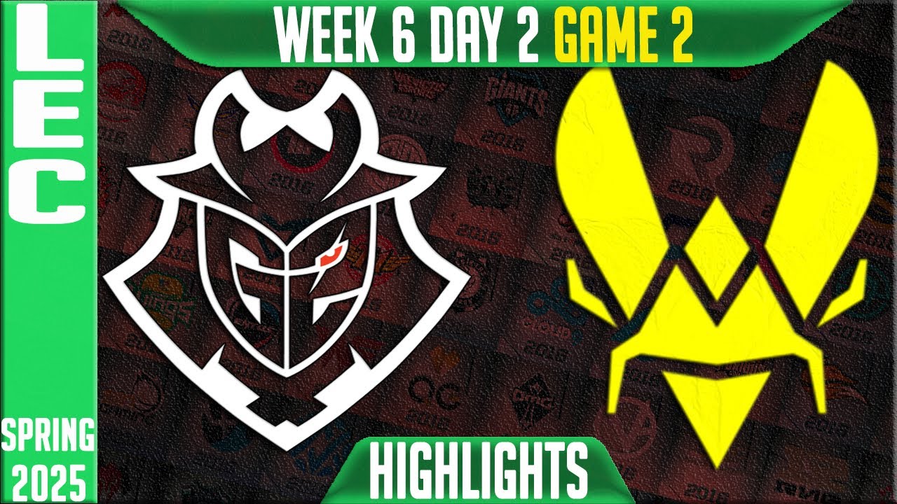 G2 Vs Vit Highlights Game 2 Lec Spring Split W6d2 2025 G2 Esports