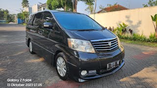 Alphard ASG Premsound 2005 Pre Facelift Harga 130 Juta