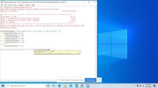 Python #12- Shipping charges