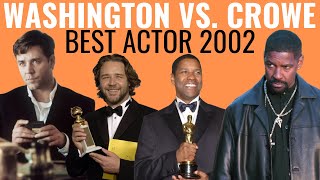 Denzel Washington Defeats Russell Crowe | Best Actor Oscar 2002