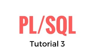 PL/SQL Tutorial 3 : Substitution Variable in PL/SQL