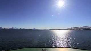 Ferry from Lødingen to Bogenes 2012 Time lapse