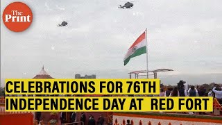 Celebrations for India’s 76th Independence Day underway at the Red Fort in Delhi