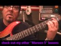How to play Goodnight Goodnight by Maroon 5 on guitar by Mike Gross