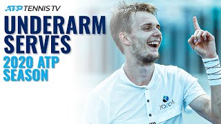 2020 ATP Tennis Underarm Serve Compilation!