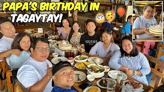 Celebrating Papang's birthday in Tagaytay! 🇵🇭 (May 20, 2023)  | Jm Banquicio