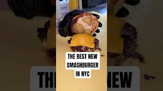 The BEST NEW Smashburger in NYC 📍Popchew #nyc #NewYork #food #travel