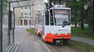 Estonia, Tallinn, tram ride from Kopli to Balti Jaam